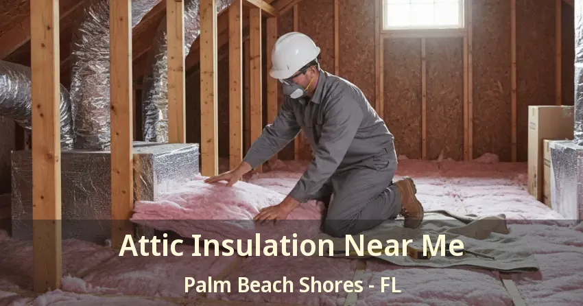 Attic Insulation Near Me Palm Beach Shores - FL