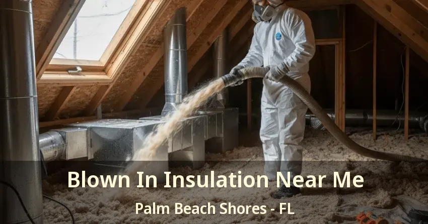 Blown In Insulation Near Me Palm Beach Shores - FL
