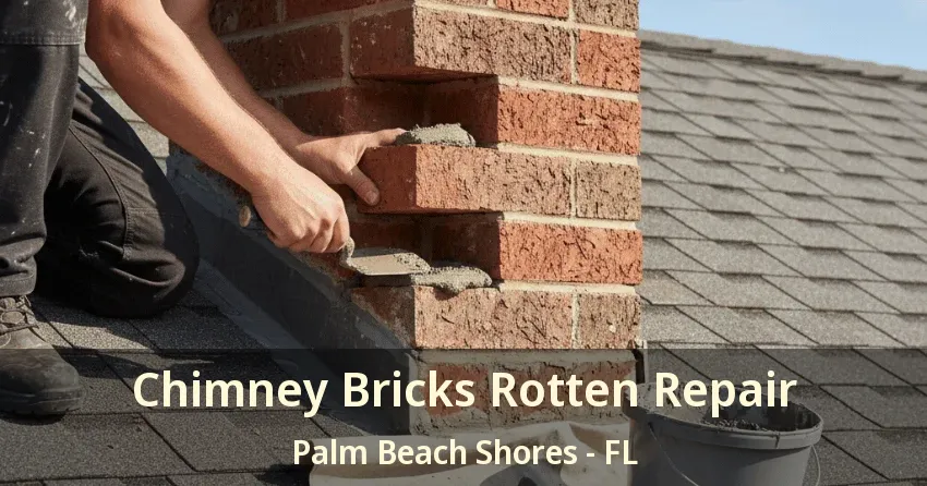 Chimney Bricks Rotten Repair Palm Beach Shores - FL