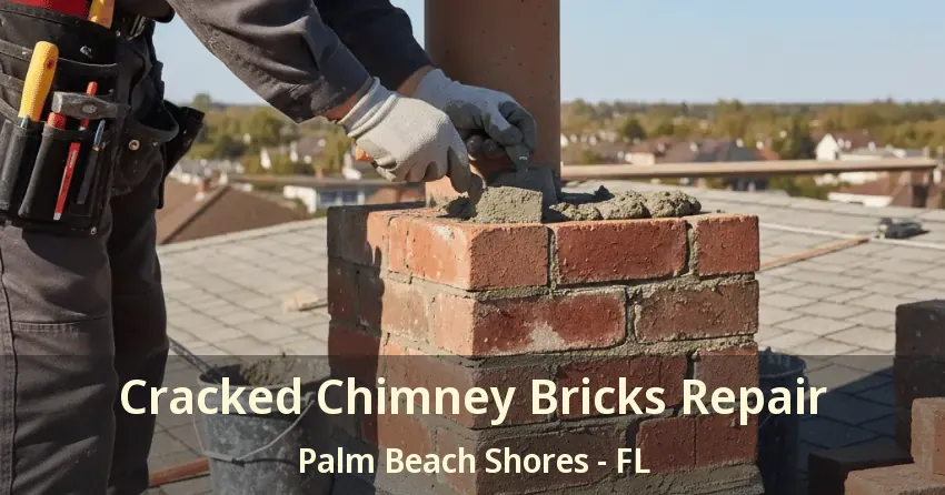 Cracked Chimney Bricks Repair Palm Beach Shores - FL