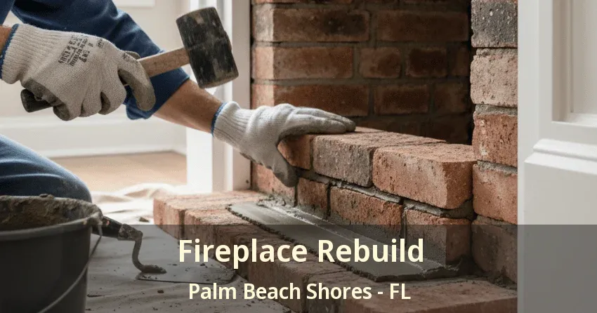 Fireplace Rebuild Palm Beach Shores - FL