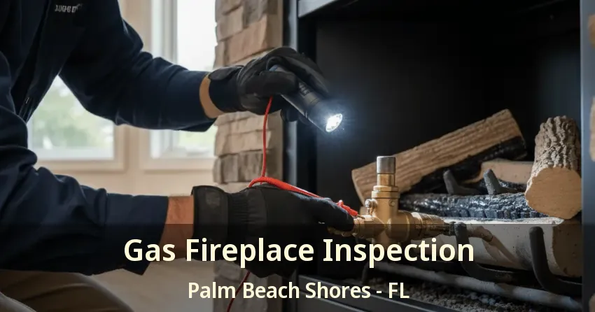 Gas Fireplace Inspection Palm Beach Shores - FL