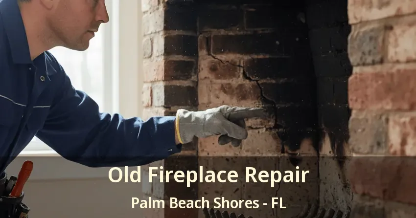 Old Fireplace Repair Palm Beach Shores - FL