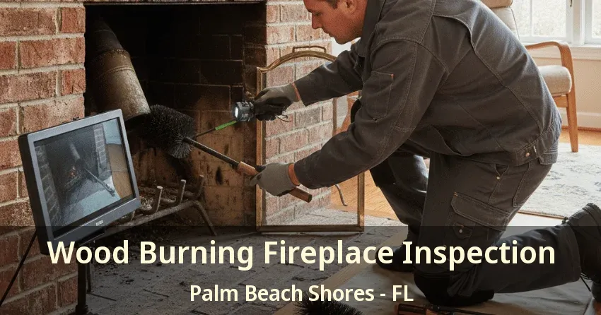 Wood Burning Fireplace Inspection Palm Beach Shores - FL Wood Burning Fireplace Inspection Palm Beach Shores - FL